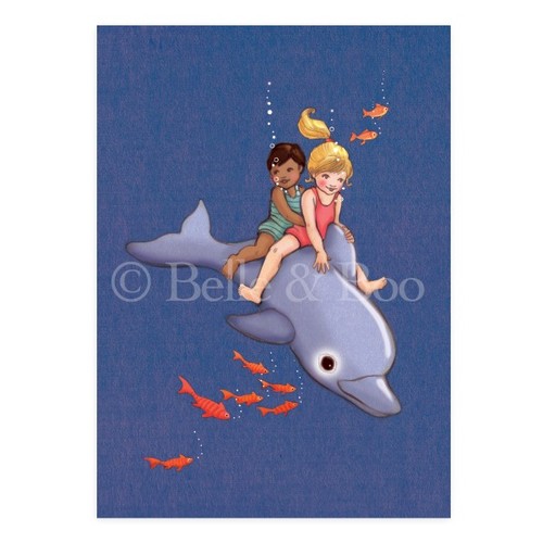 [Belle and Boo] [벨앤부 엽서] Dolphin Adventure